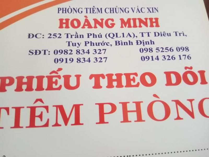 Phòng tiêm chủng vắc xin Hoàng Minh