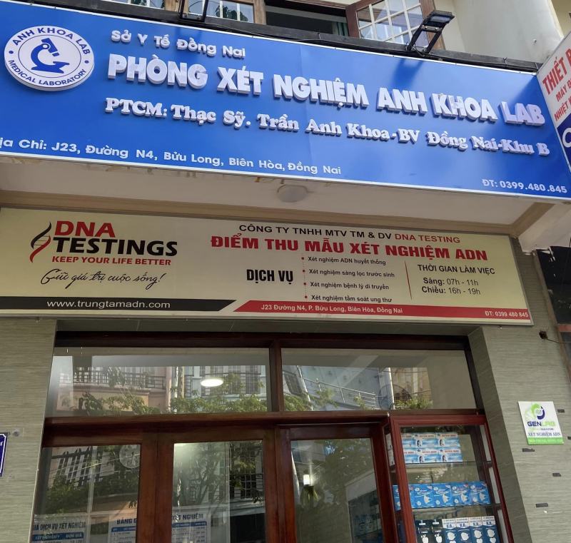 Phòng Xét Nghiệm Anh Khoa LAB-Biên Hòa