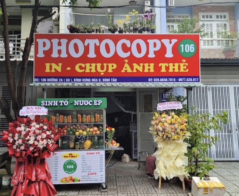 Photocopy Chụp Ảnh Thẻ 106