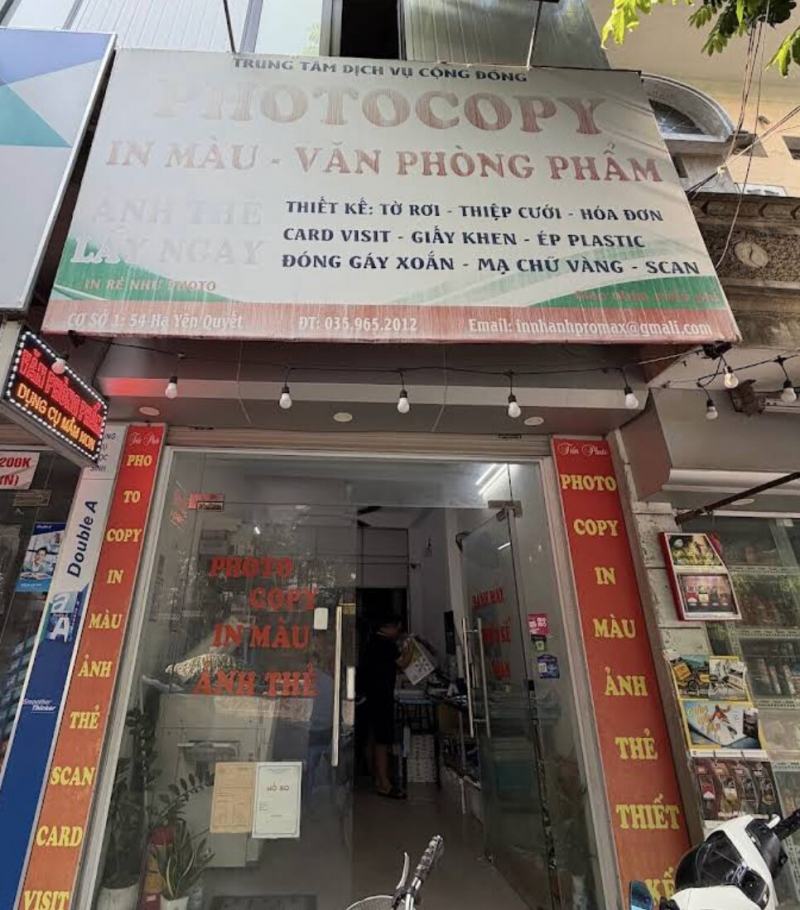 Photocopy Hạ Yên Quyết