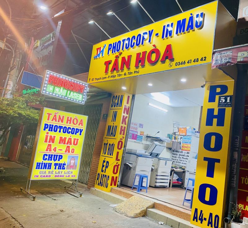 Photocopy và In Màu Tấn Hòa