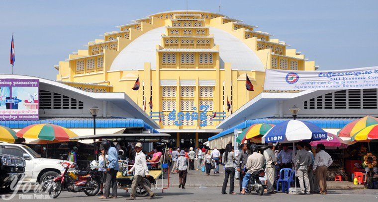 địa chỉ mua sắm và chợ nổi tiếng nhất Phnom Penh - Campuchia