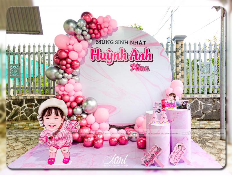 Phụ Kiện Trang Trí Sinh Nhật Mint