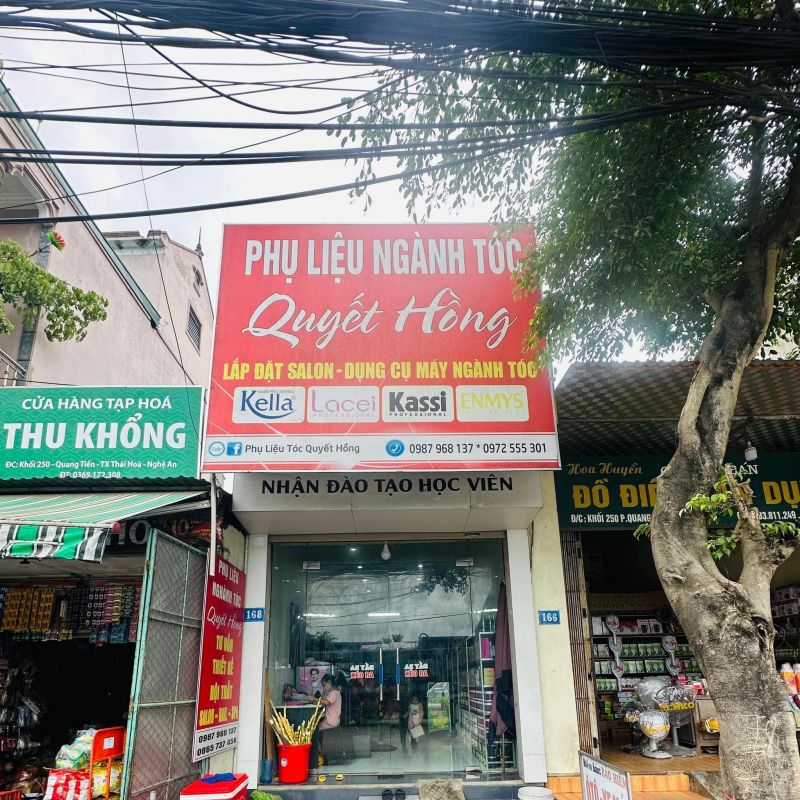 Phụ Liệu Tóc Quyết Hồng