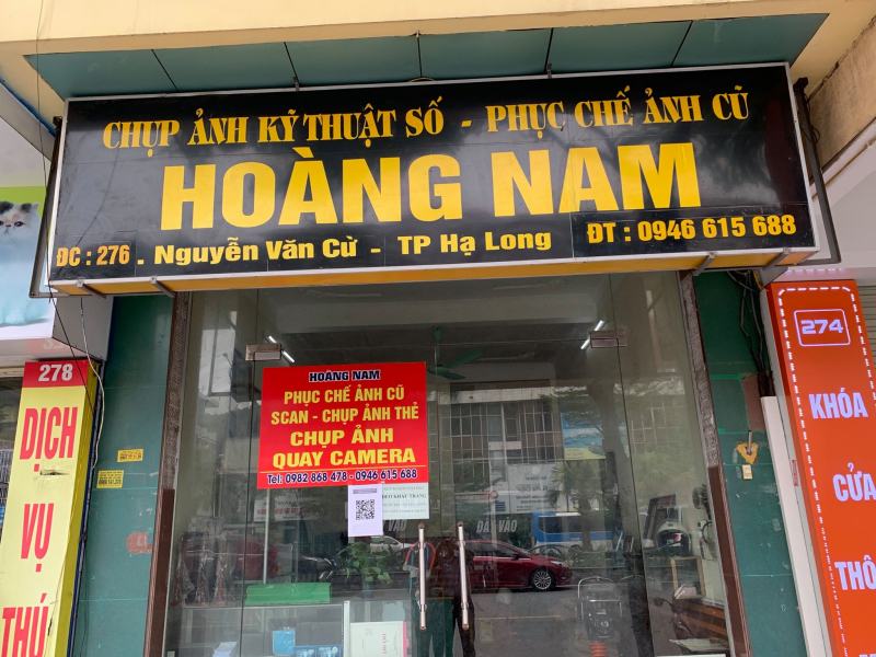 Phục chế ảnh cũ Hoàng Nam