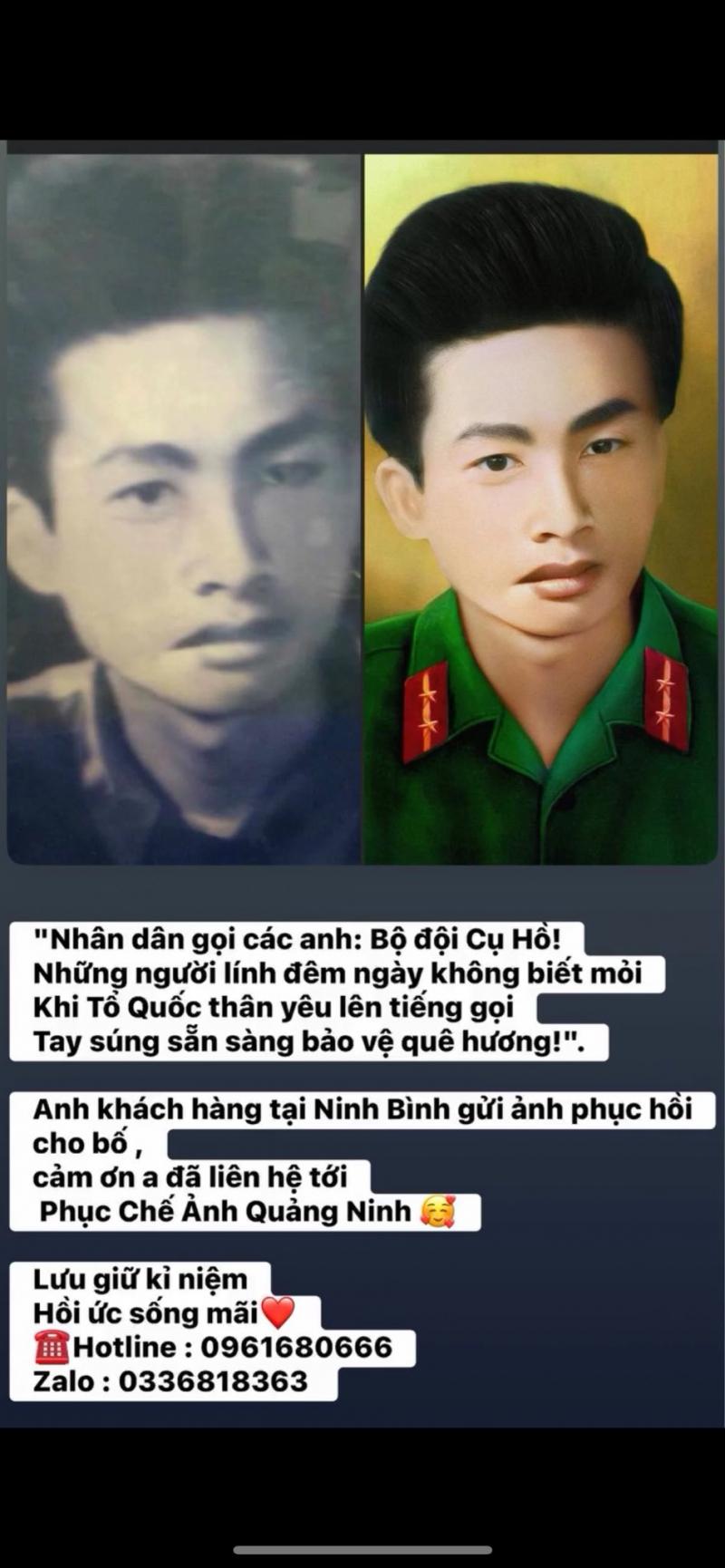 Phục Chế Ảnh Quảng Ninh (Hoàng Sang Apple)