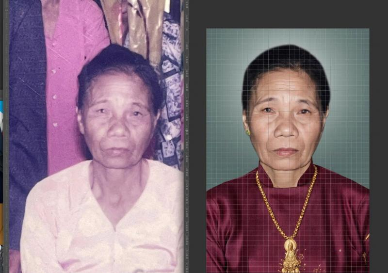 Phục hồi ảnh cũ Hữu Tài