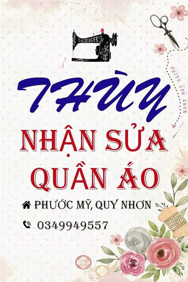 Phương Thùy sửa quần áo