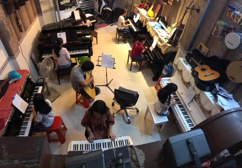 Lớp học đàn tại Trung tâm Piano Cần Thơ