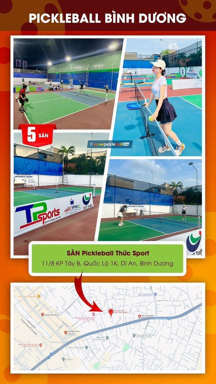 Pickleball Dĩ An Thức Sports