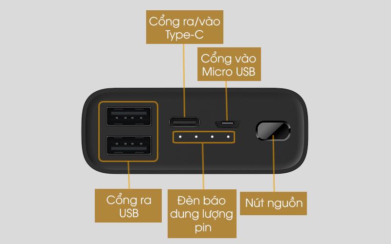 Pin sạc dự phòng Polymer 10.000 mAh Type C Xiaomi Power Bank 3 Ultra Compact