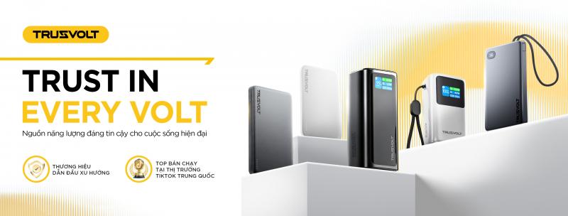 Pin sạc dự phòng Trusvolt