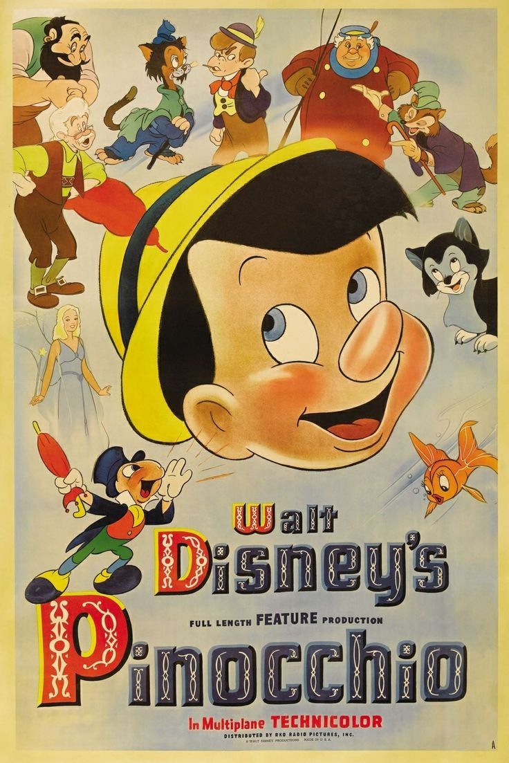 Bộ phim hoạt hình về cậu bé người gỗ Pinocchio