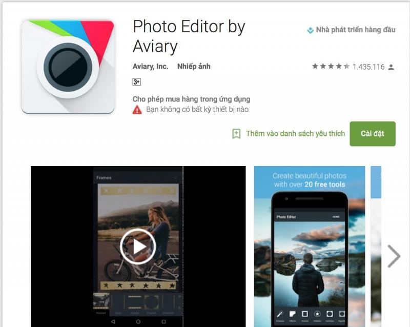 Photo Editor by Aviary