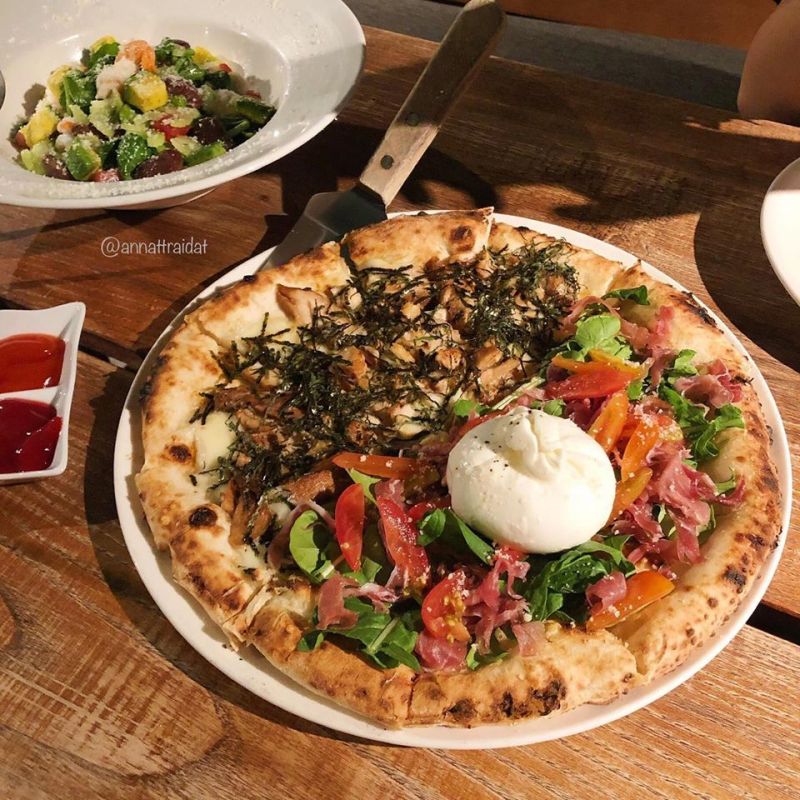 Từ những nguyên liệu tươi nhất, Pizza 4Ps tạo ra những món ăn Ý mang tinh thần Nhật Bản.