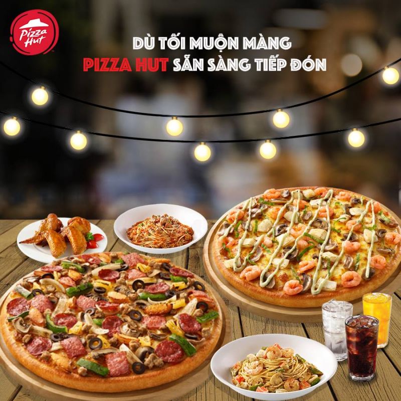 Bánh pizza hấp dẫn tại tiệm