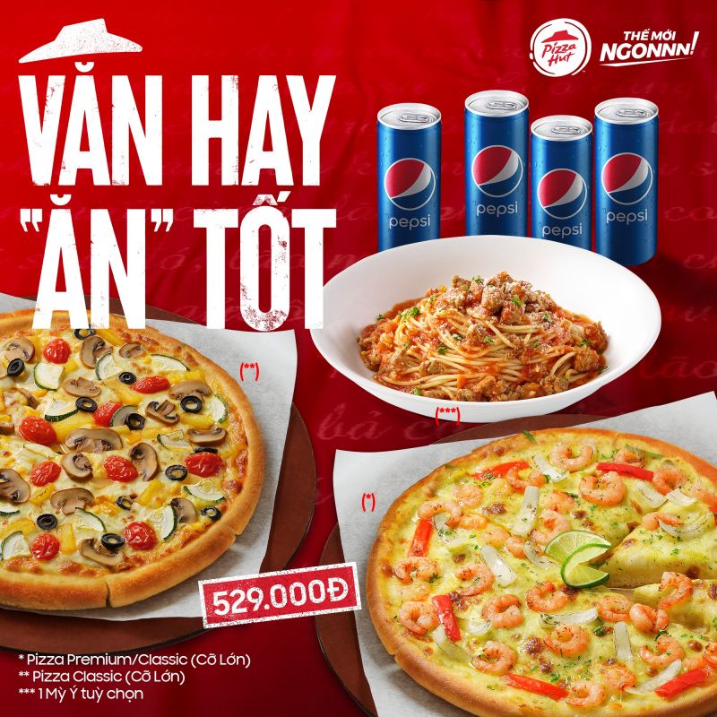 Có thể nói cái tên Pizza Hut có chỗ đứng rất vững chắc trong lòng các tín đồ Pizza