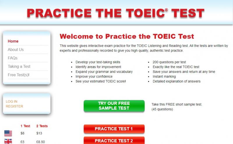 Practice the TOEIC Test