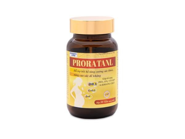 Proratanl bổ sung DHA, EPA, vitamin tổng hợp và khoáng chất