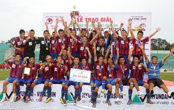 U15 giành chiến thắng trong giải U15 Quốc gia