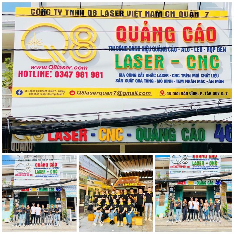 Q8laser - Dịch Vụ Làm Biển Quảng Cáo Hàng Đầu TPHCM