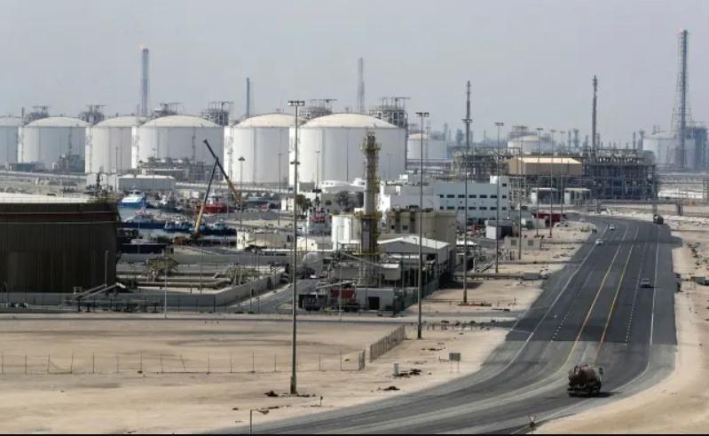 Một cơ sở khai thác khí đốt ở Qatar