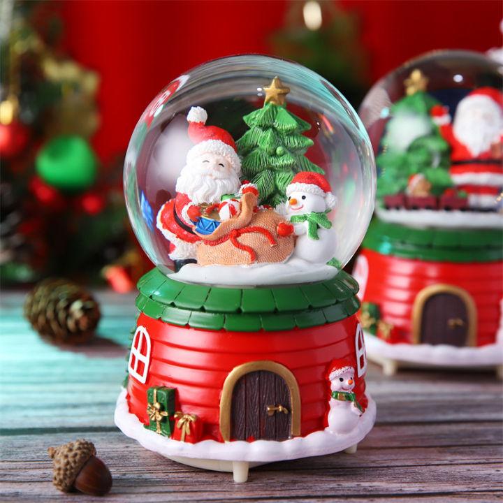 Quả cầu pha lê tuyết hình ông già Noel