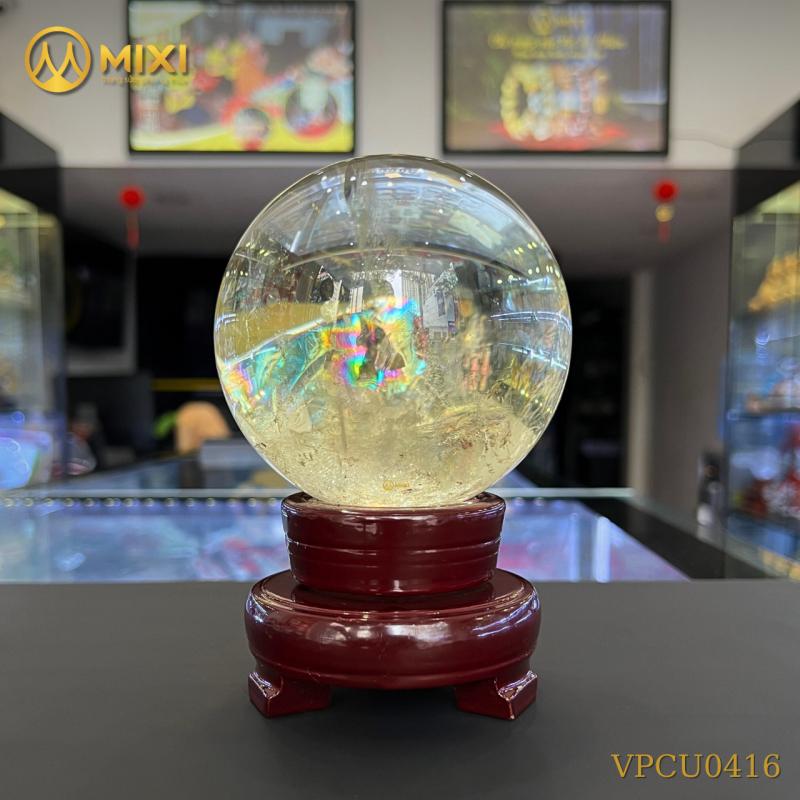 Quả cầu thạch anh vàng - Tinh khiết & mạnh mẽ