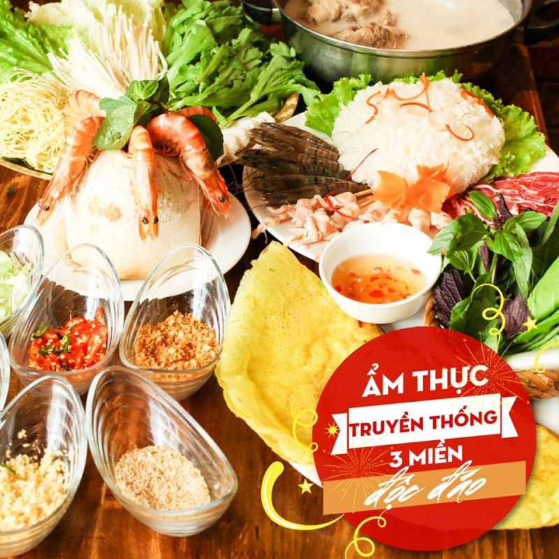 Quán ăn chuyên ẩm thực ba miền ngon nhất ở Hà Nội