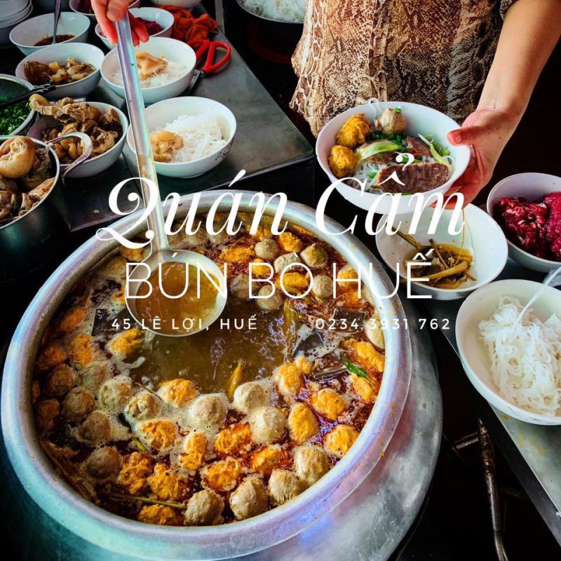 Quán Cẩm - Bún bò Huế