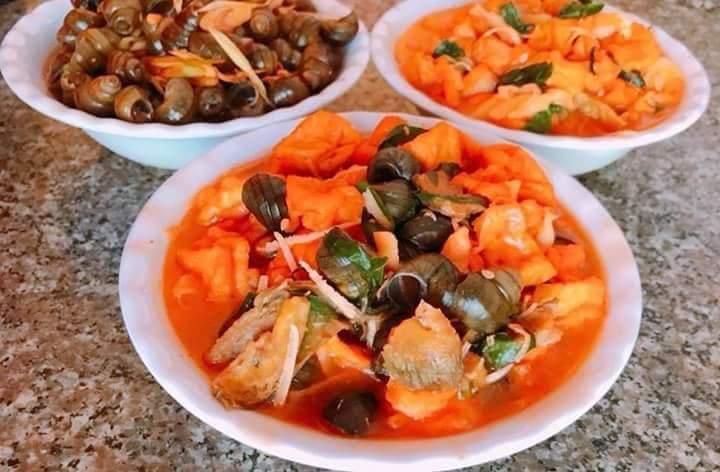 Quán ốc xào cay chuối đậu Thái Nguyên ngon nhất