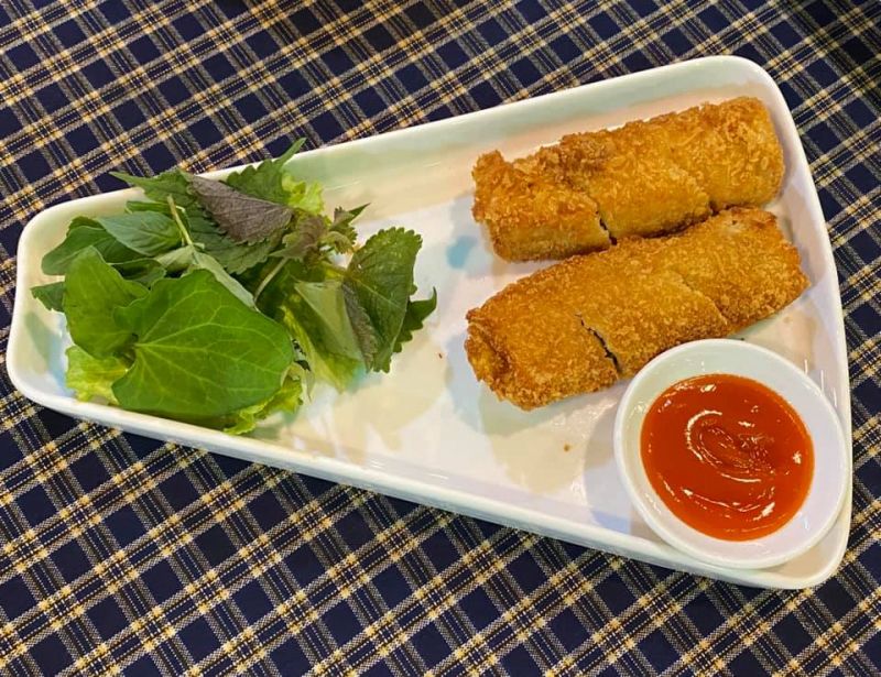 Món chả giò chiên hấp dẫn tại An Veggie