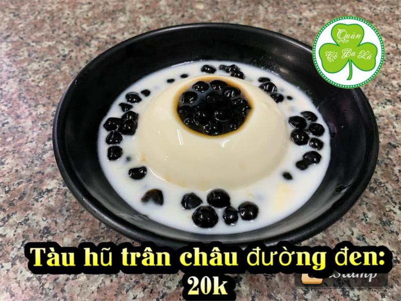 Đậu hũ trân châu đường đen