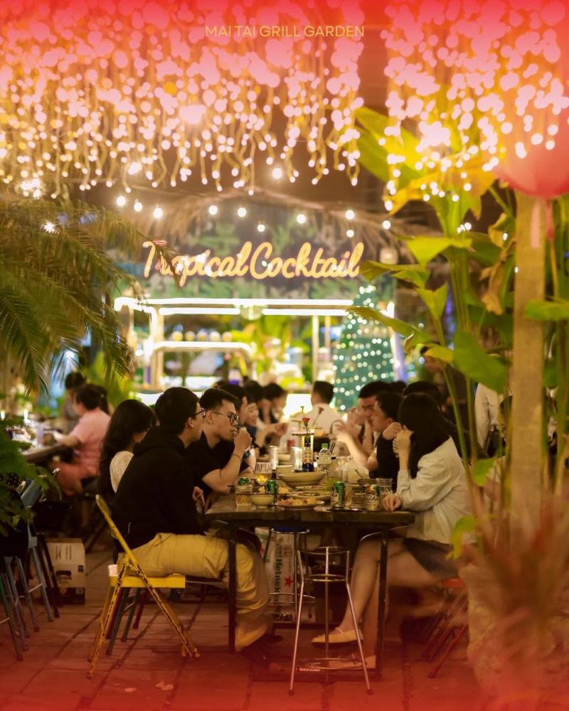 Quán nhậu sân vườn Mai Tai Grill Garden