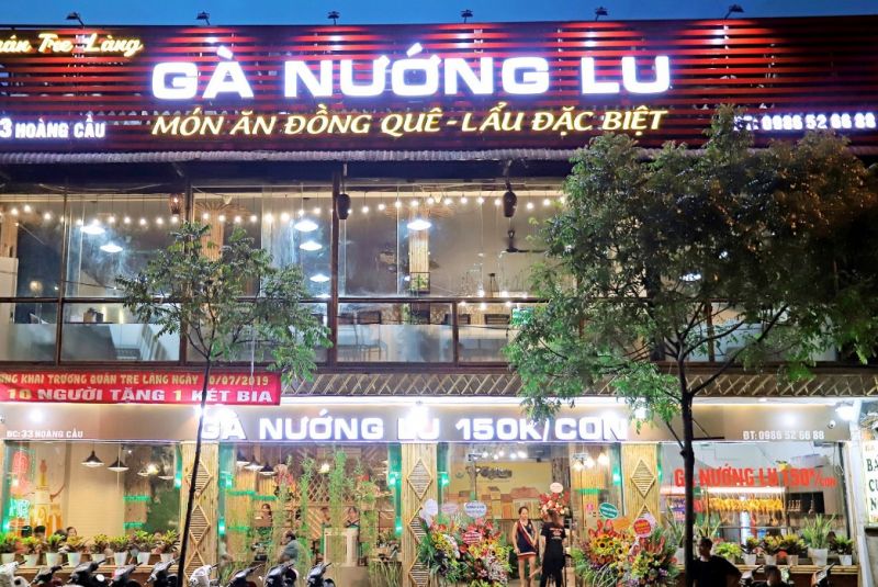 Quán Tre Làng - Gà nướng lu