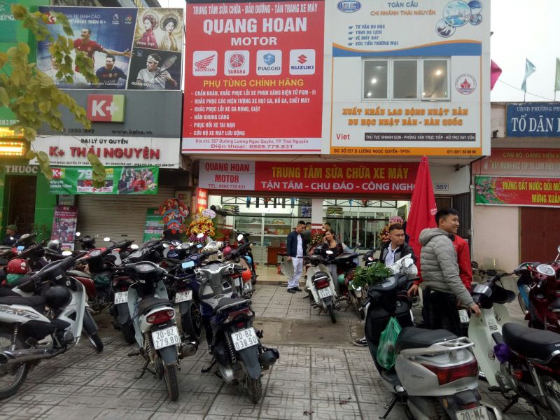 Tiệm sửa xe máy uy tín nhất Thái Nguyên