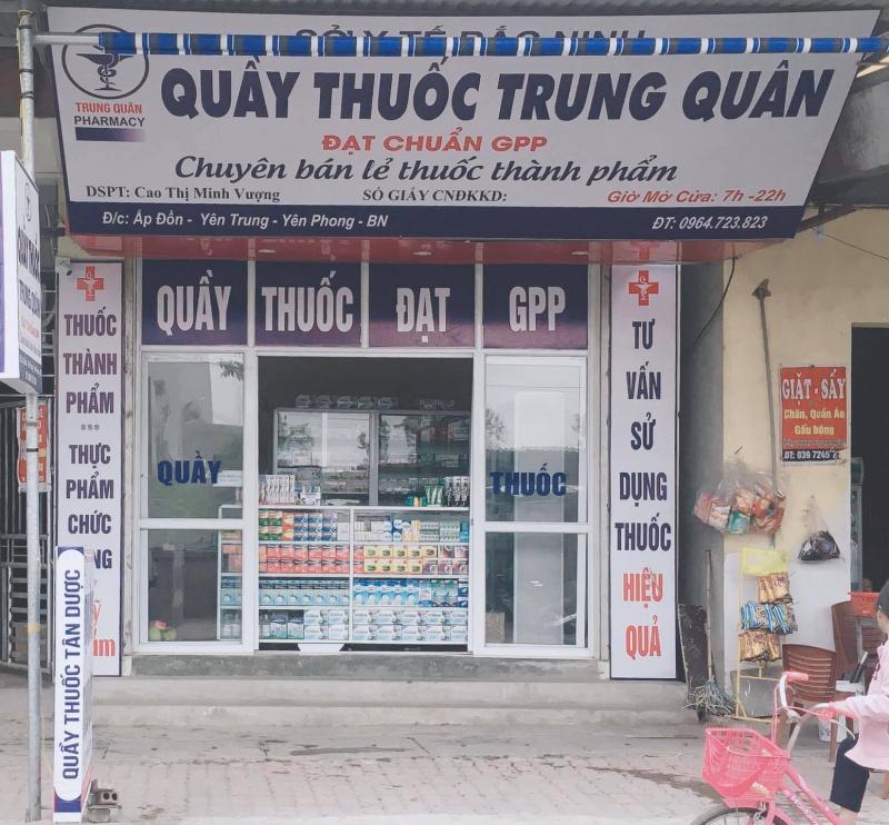 Quầy thuốc Trung Quân