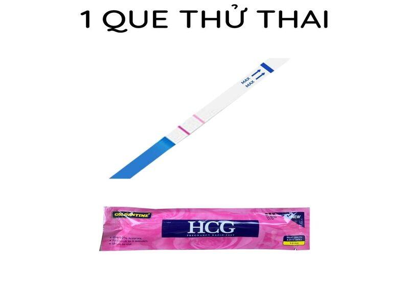 Que thử thai  Goldentime HCG