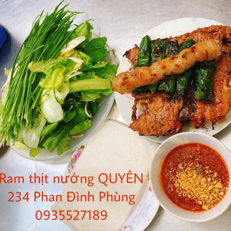 Quyên Ram Thịt nướng