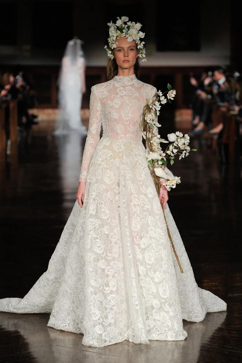 Váy cưới của Reem Acra