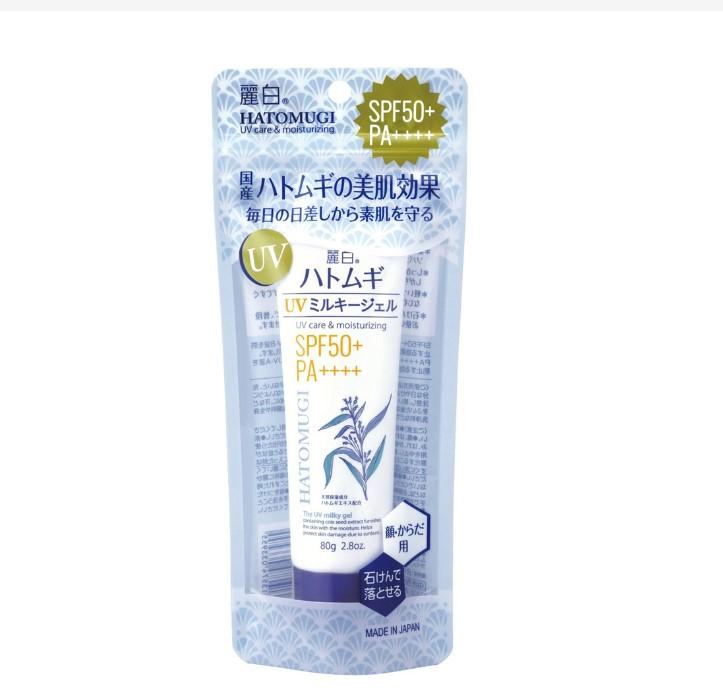 Reihaku Hatomugi UV Milky Gel SPF50+ PA++++