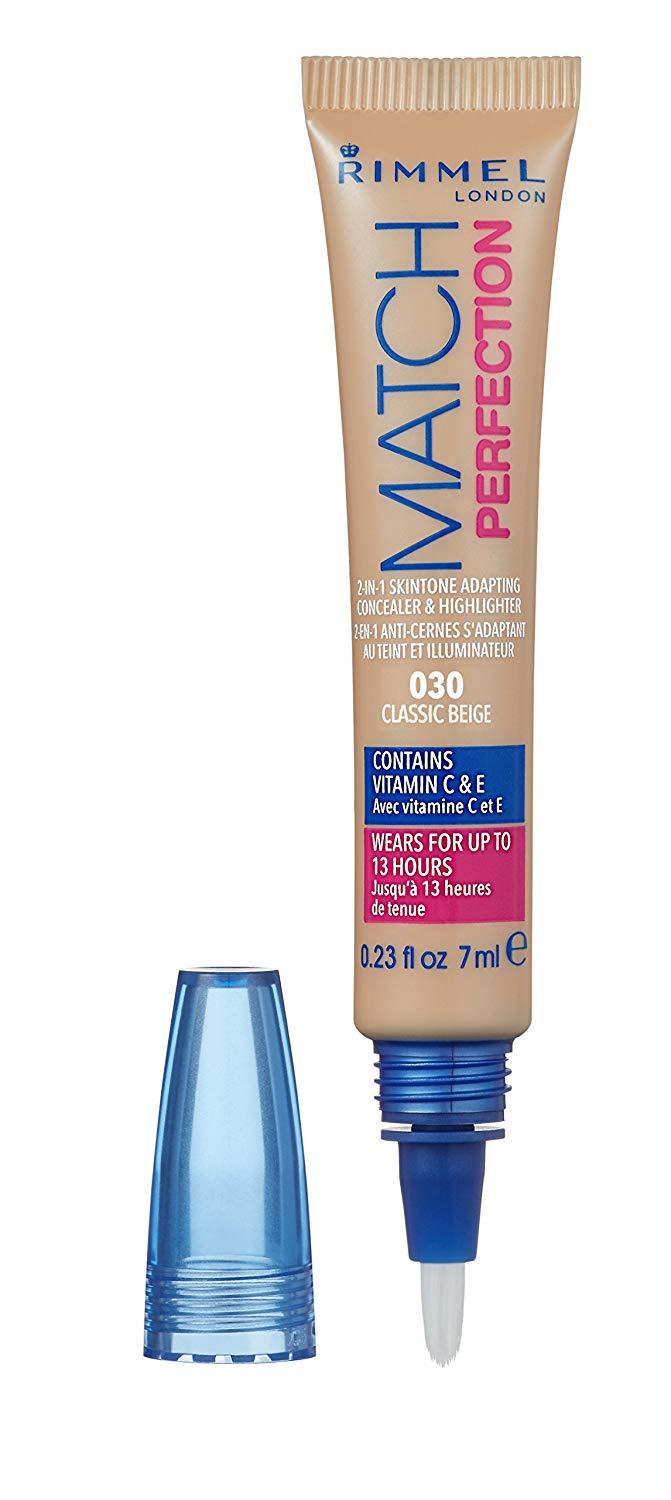 Nếu như bạn dùng Rimmel Match Perfection 2 in 1 Concealer & Highlighter để highlight như highlighter dạng cream em nó cũng khá tốt, rất tự nhiên không bị trắng quá. ﻿