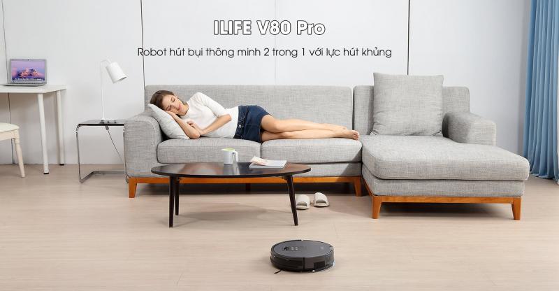 Robot hút bụi lau nhà ILIFE V80 PRO