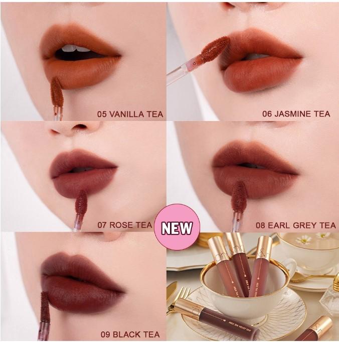 Romand Milk Tea Velvet Tint - #06 Jasmine Tea (đỏ trầm ánh cam)