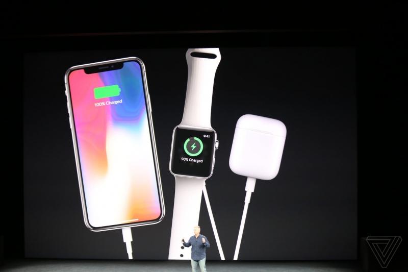 Phone X đã tích hợp công nghệ sạc không dây.