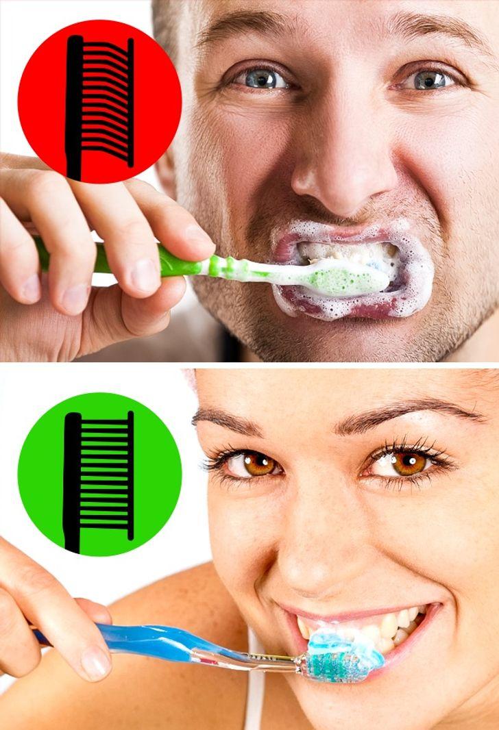 Плохая гигиена рта. Чистим зубы!. Гигиена полости рта. Правильные зубные щетки для зубов. Гигиена ротовой полости.