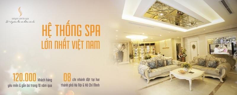 Saigon Smile Spa là một trong những hệ thống spa lớn nhất Việt Nam