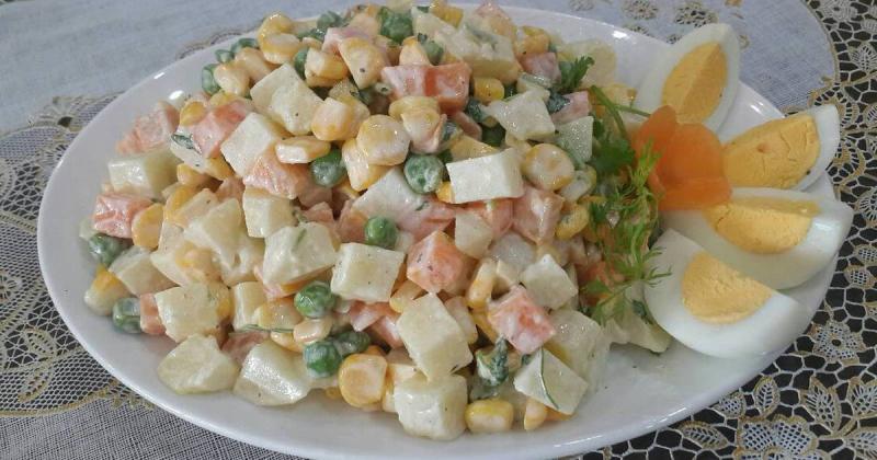 Salad Nga củ quả