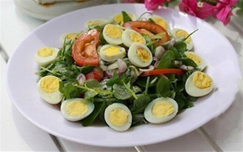 Salad rau càng cua trộn dầu giấm