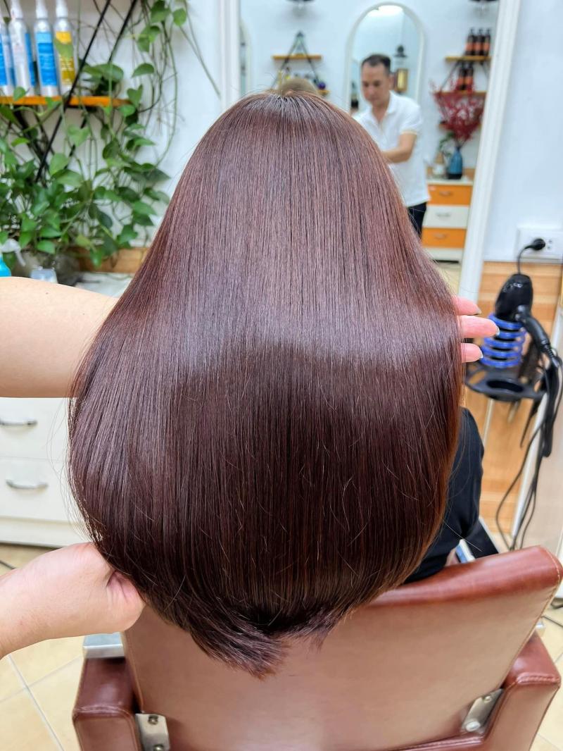 Tóc nhuộm tại Salon Thu Đường